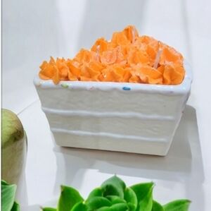 Spice pumpkin cake candle